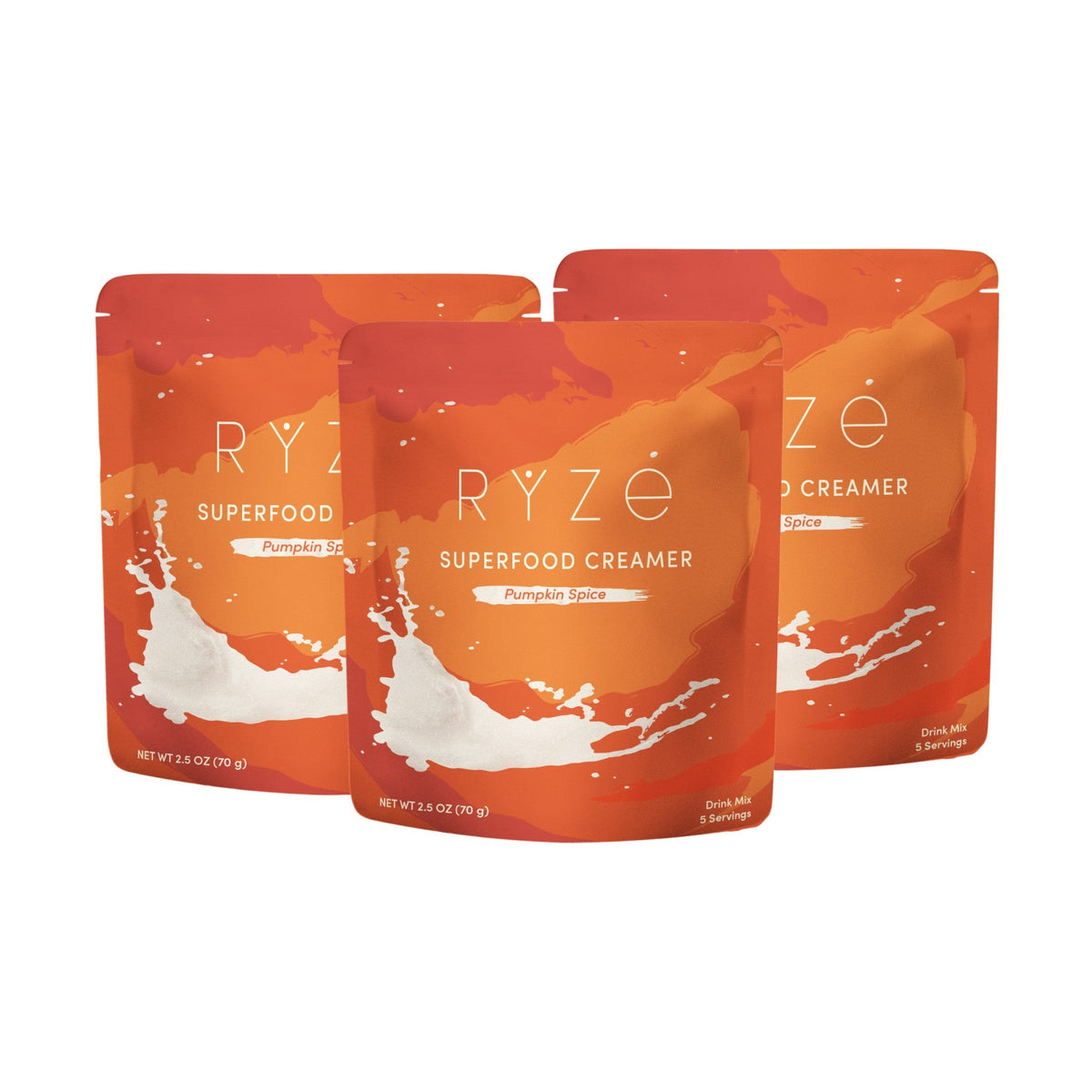 RYZE Creamer Pumpkin Spice 3 Piezas