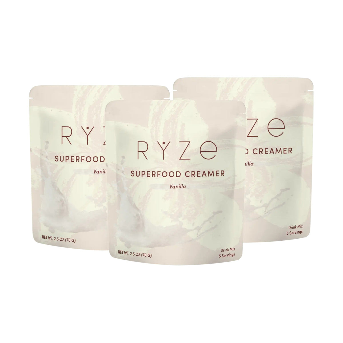 RYZE Creamer de Superalimentos Vainilla 3 Piezas