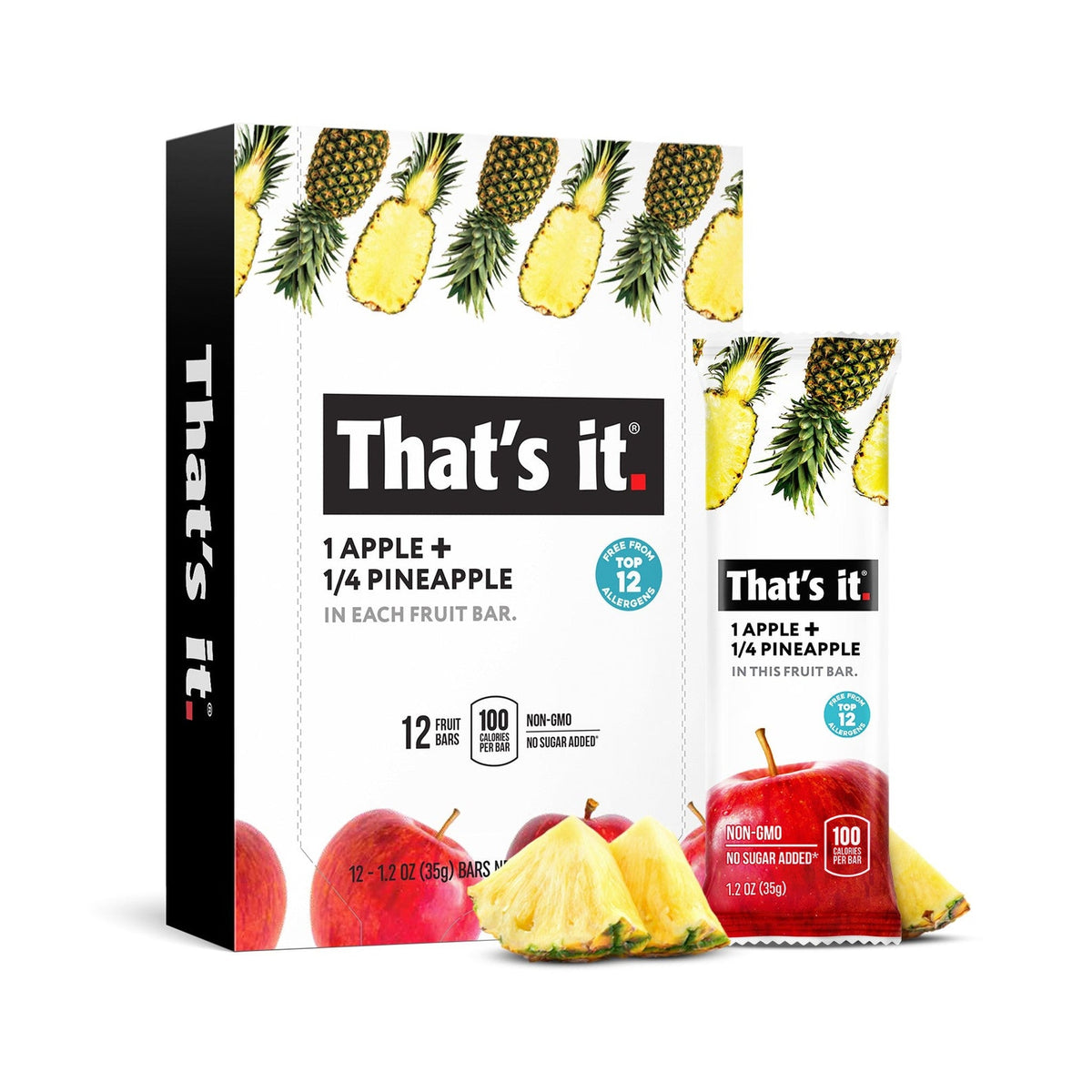 That's it. Barras De Fruta Manzana Y Piña