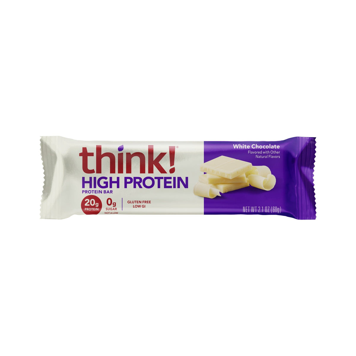 think! Barras De Proteína Chocolate Blanco
