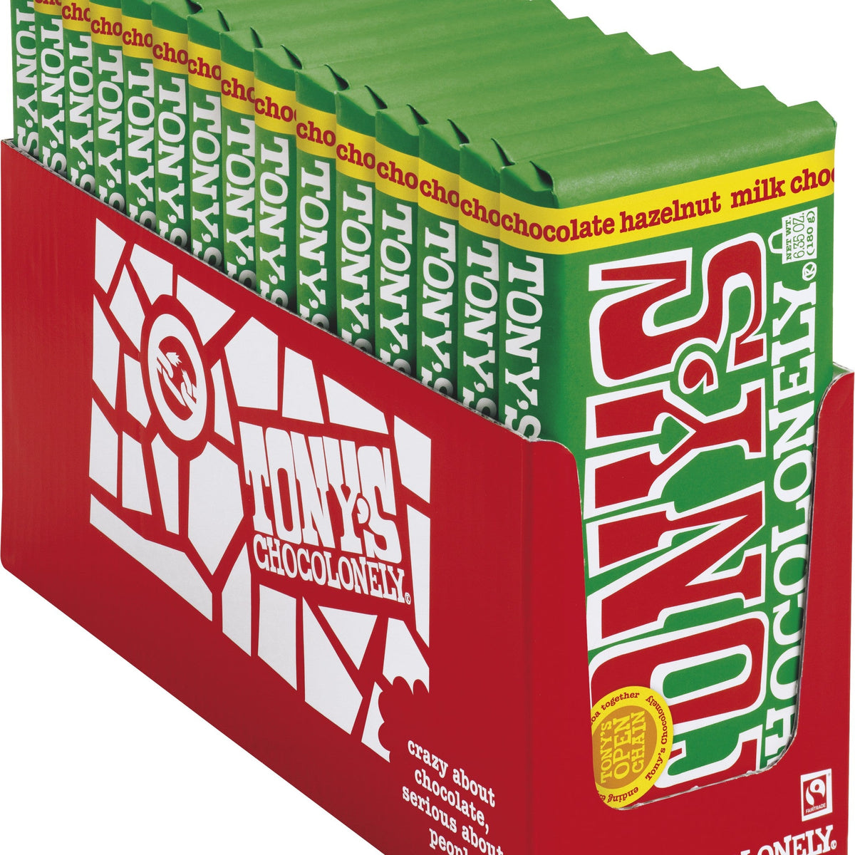 Tony's Chocolonely Chocolate con Leche y Avellana 32%