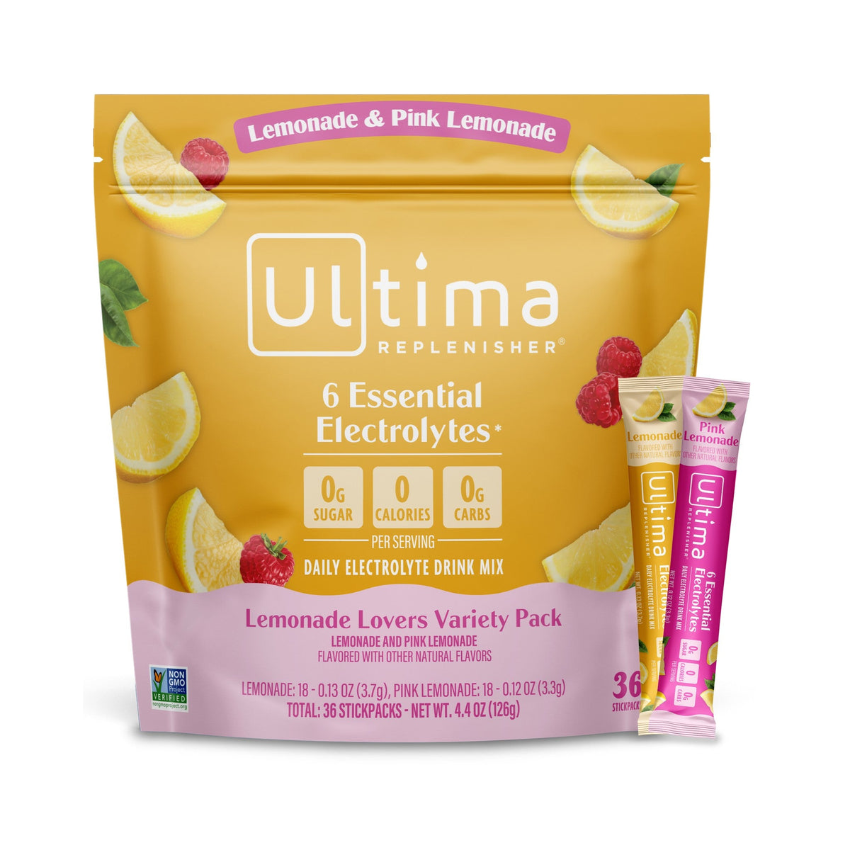 Ultima Replenisher Electrolitos en Polvo Surtidos Limonada