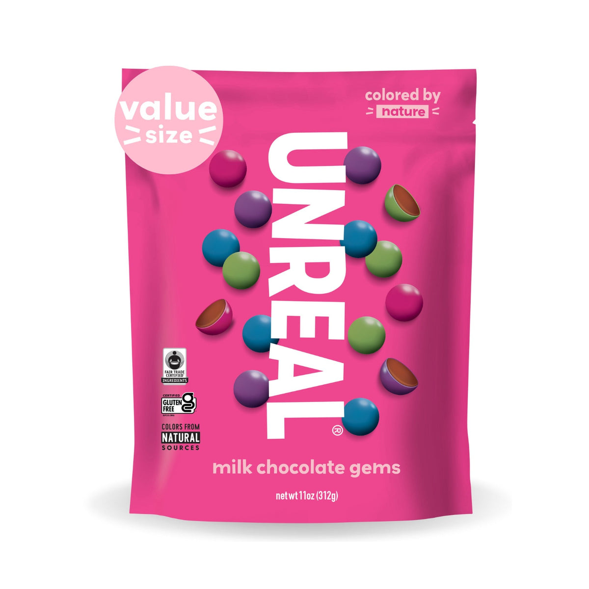 Unreal Gems Chocolate Con Leche Bolsa Grande