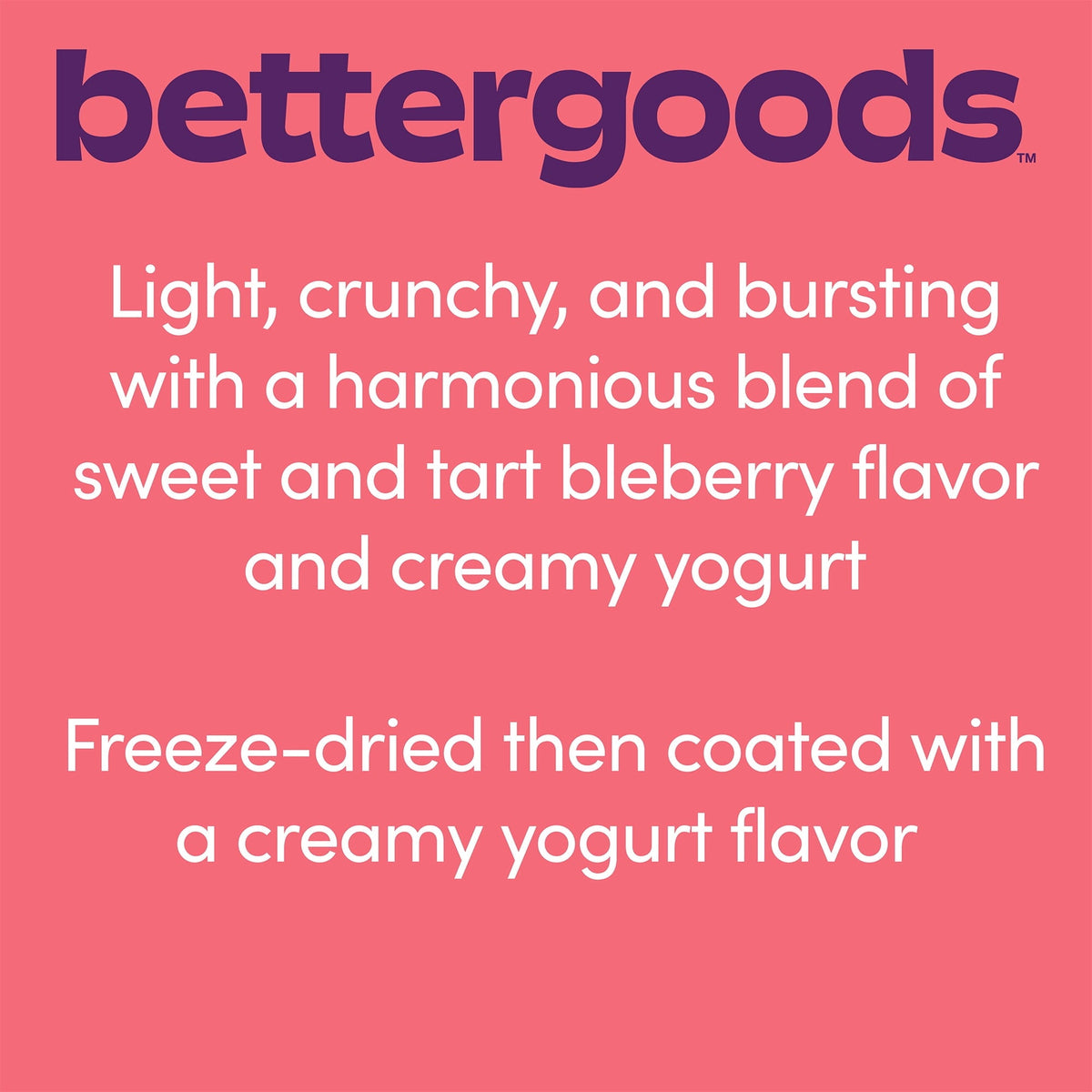 bettergoods Moras Azules Liofilizadas con Yogurt 255 g