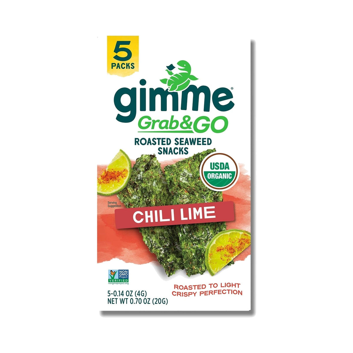 gimMe Grab & Go Alga Marina Tostada Chile Y Limón