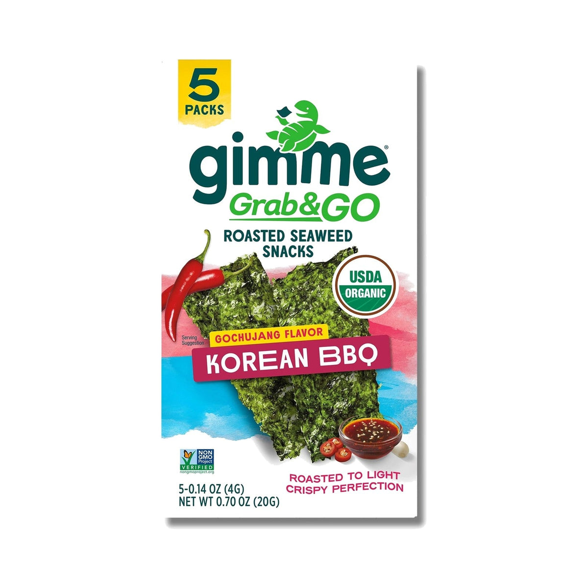 gimMe Grab & Go Alga Marina Tostada Korean BBQ