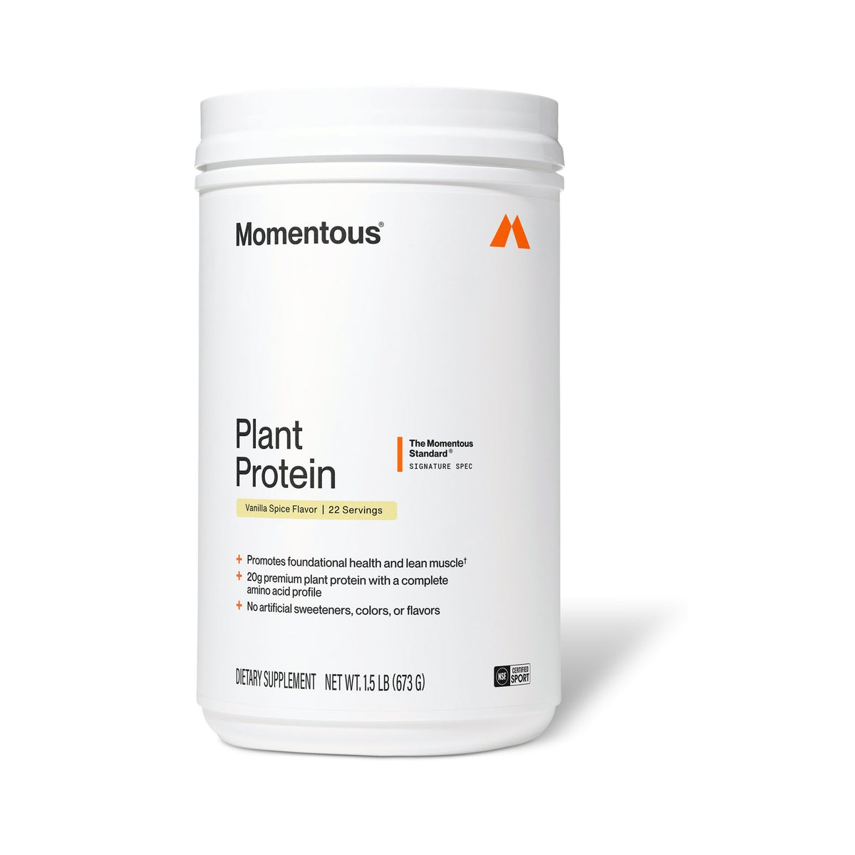Momentous Proteína Vegetal 100% Plant