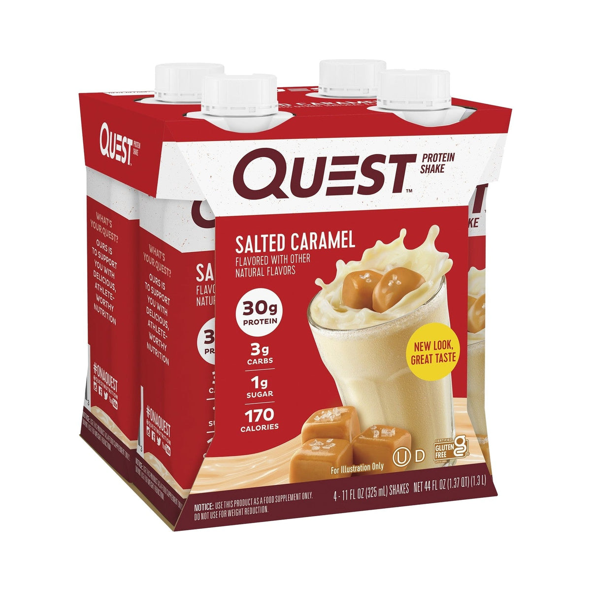 Quest Malteadas De Proteína Caramelo Salado Listas Para Tomar