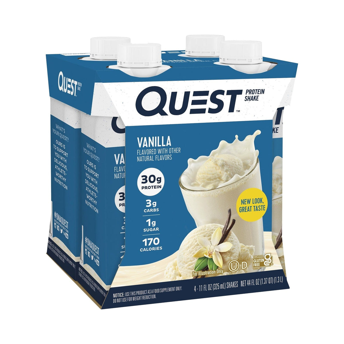 Quest Malteadas De Proteína Vainilla Listas Para Tomar