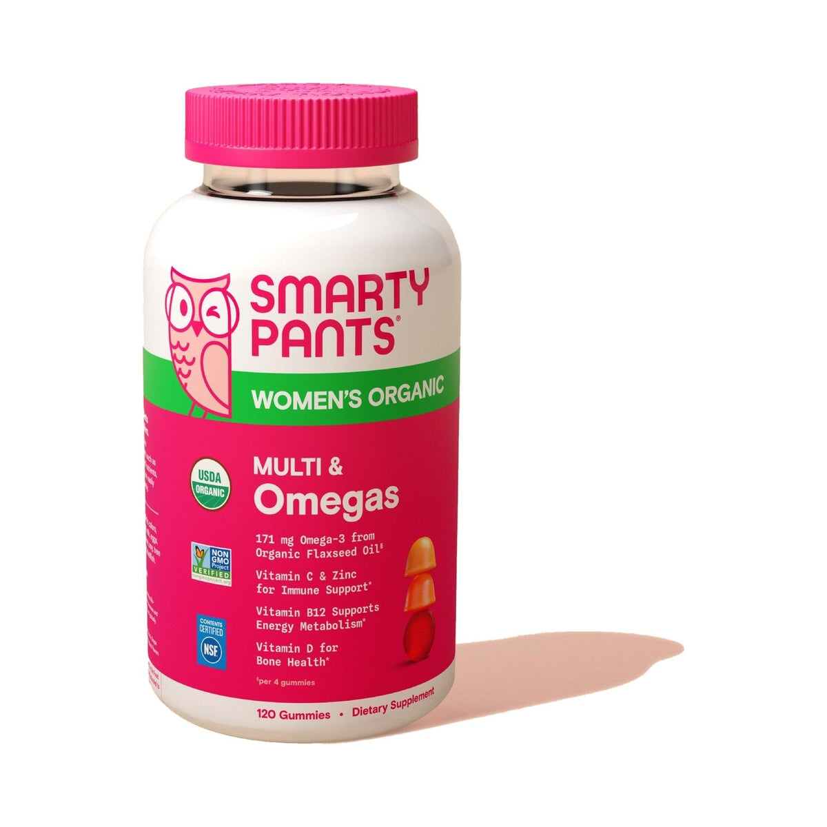SmartyPants Multivitamínico Orgánico Para Mujer Con Omegas Gomitas