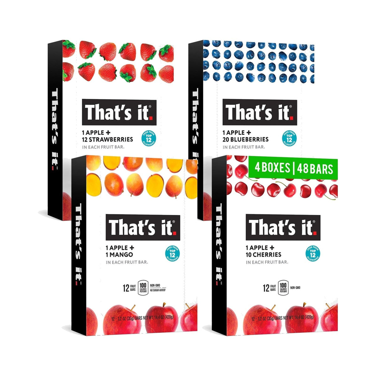 That's it. Barras De Fruta Surtidas Más Vendidas
