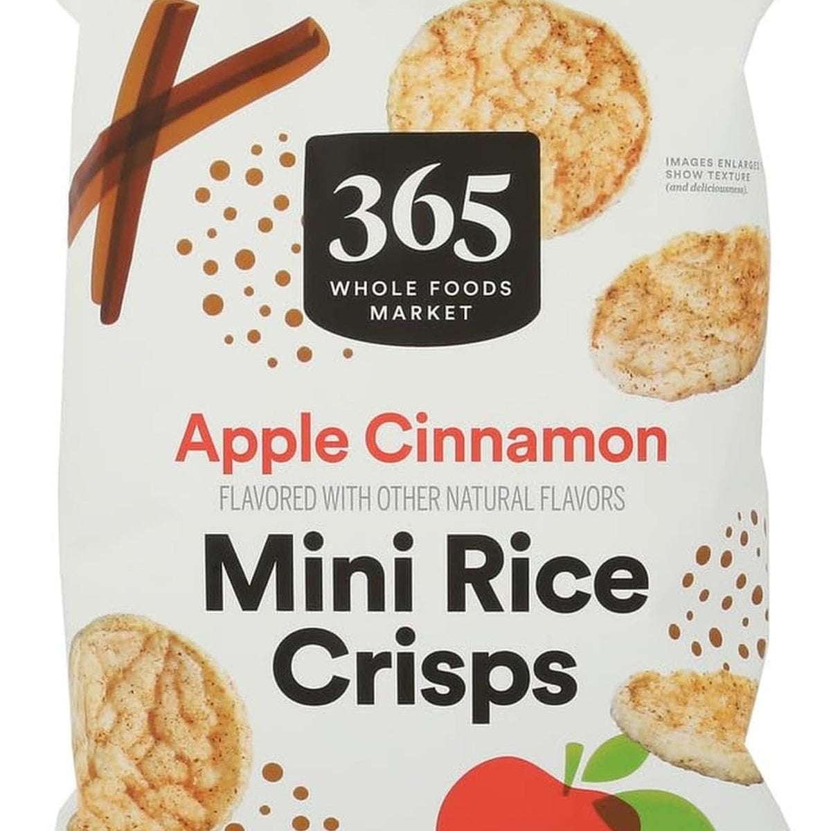 365 Mini Crujientes de Arroz Manzana y Canela 142 g