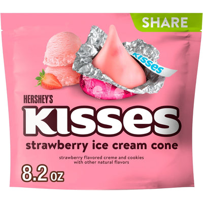 Hershey's Kisses Strawberry Ice Cream Cone 232 g
