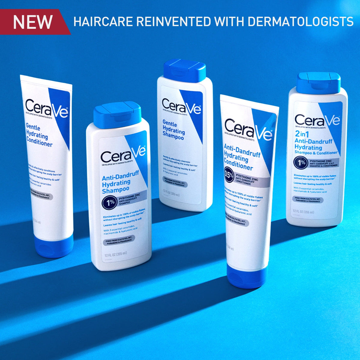 CeraVe Daily Moisturizing Lotion 355 ml con Shampoo y Acondicionador