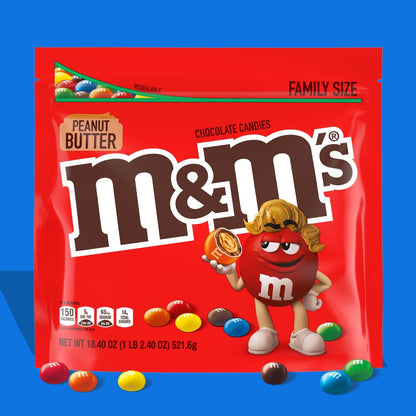 M&M's Peanut Butter Bolsa Familiar 488 g