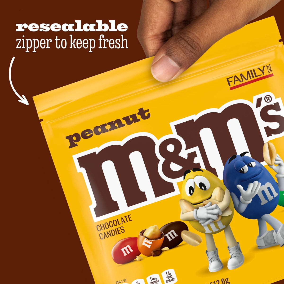 Regalo M&M'S Chocolates Cacahuate 513g X2