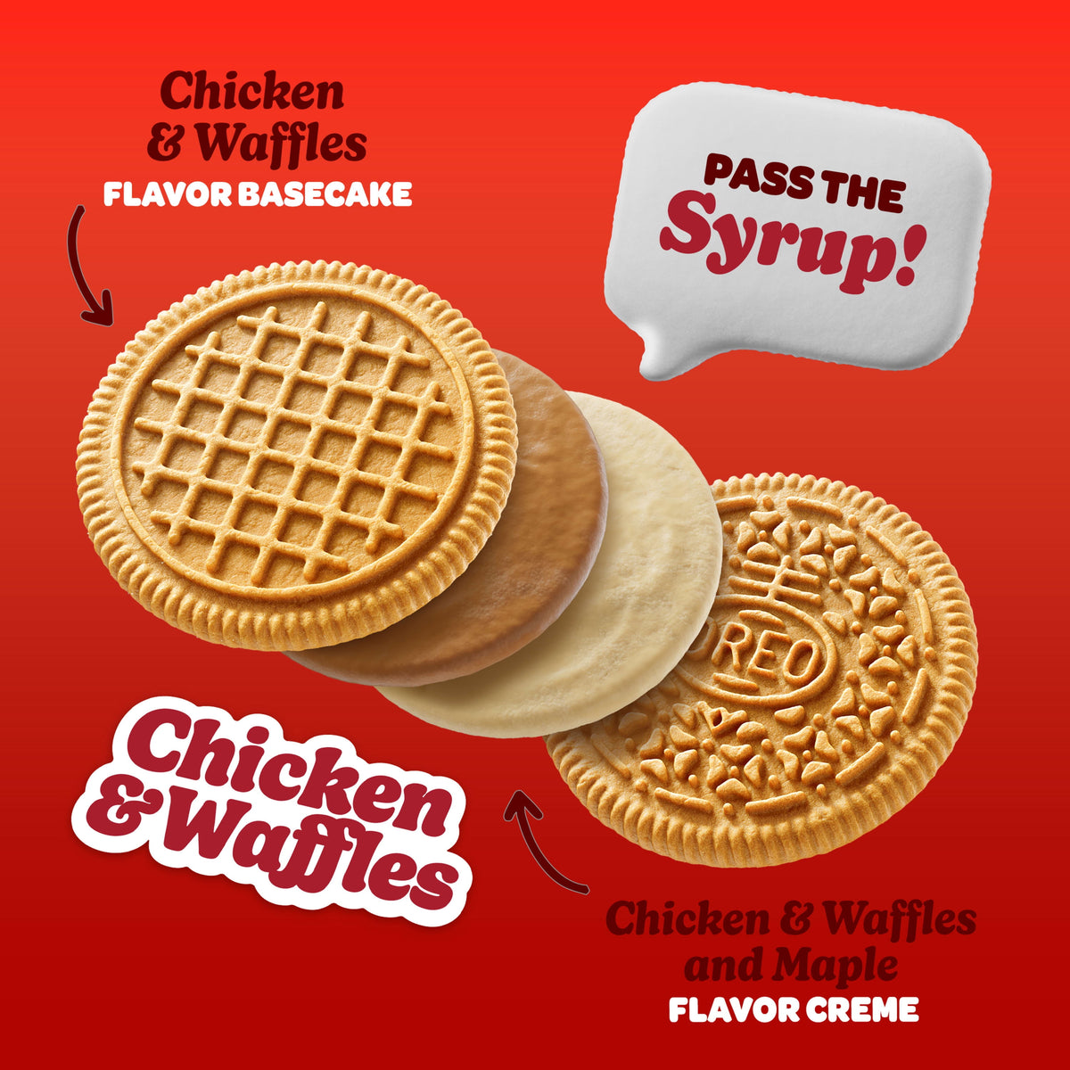 Regalo OREO Galletas Pollo Waffles 303g X2