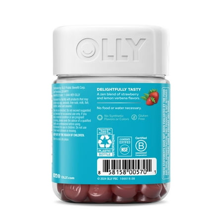 OLLY Goodbye Stress gomitas sabor frutos rojos 42 ct