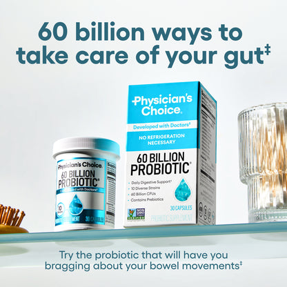 Physician's Choice probiótico 60 mil millones 30 cápsulas