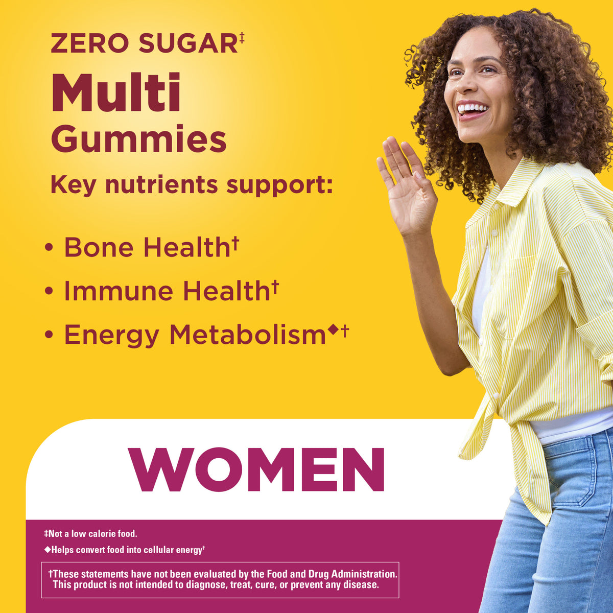 Nature Made multivitamínico mujer sin azúcar 96 ct