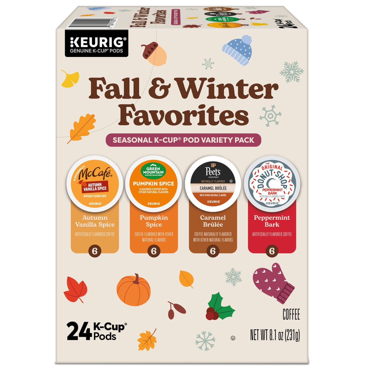 Keurig Variedad Otoño E Invierno K-Cup 24 Cápsulas