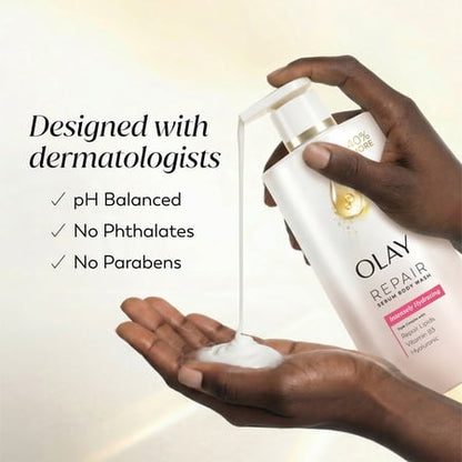 Olay gel de baño hidratante suero hialurónico 28 fl oz