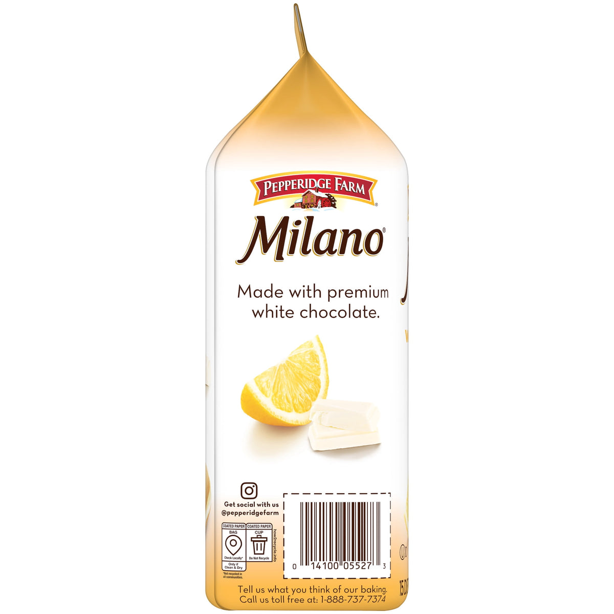 Regalo Pepperidge Milano Choc Blanco Limón 198g X2