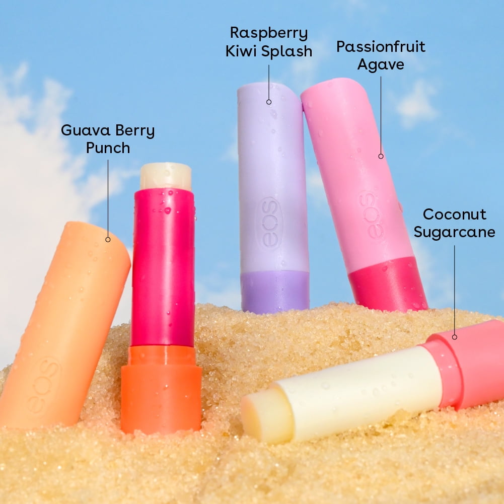 eos Bálsamo Labial Tropical 4 Piezas