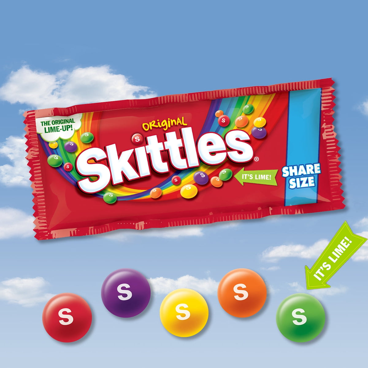 Regalo SKITTLES Dulces Originales 113g X4