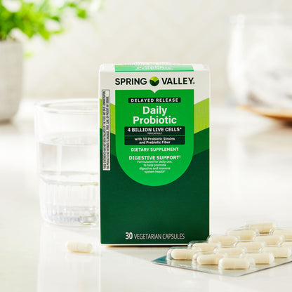 Spring Valley probiótico 4 mil millones 30 cápsulas