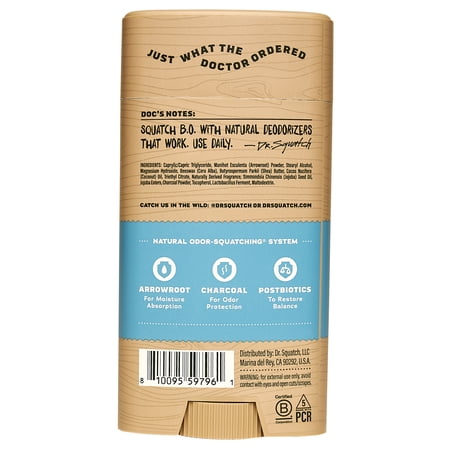 Dr. Squatch desodorante Coastal Mist 2.65 oz