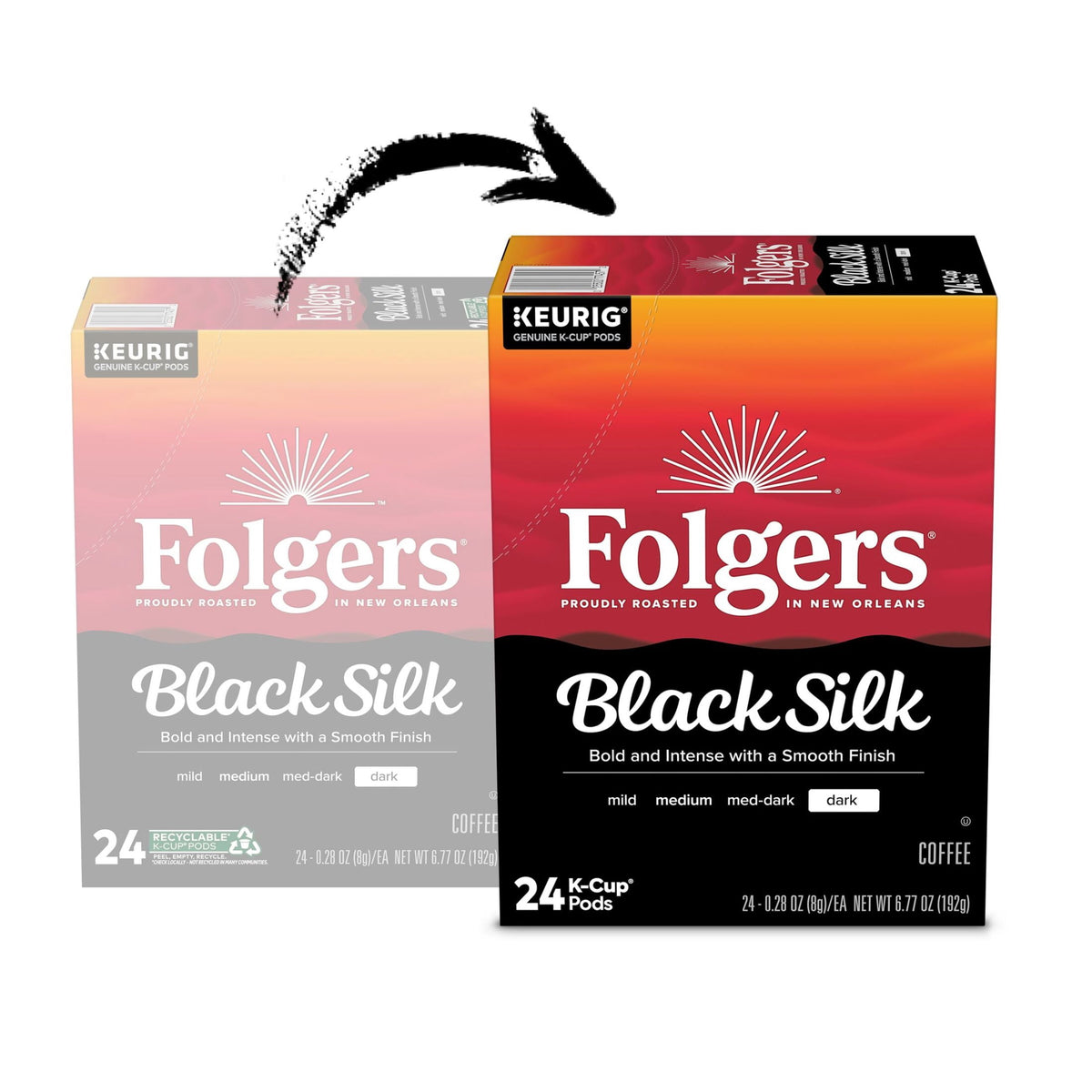 Café Folgers Black Silk K-Cup 24 Pack 2