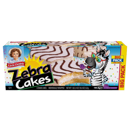 Little Debbie Zebra Cakes Paquete Grande