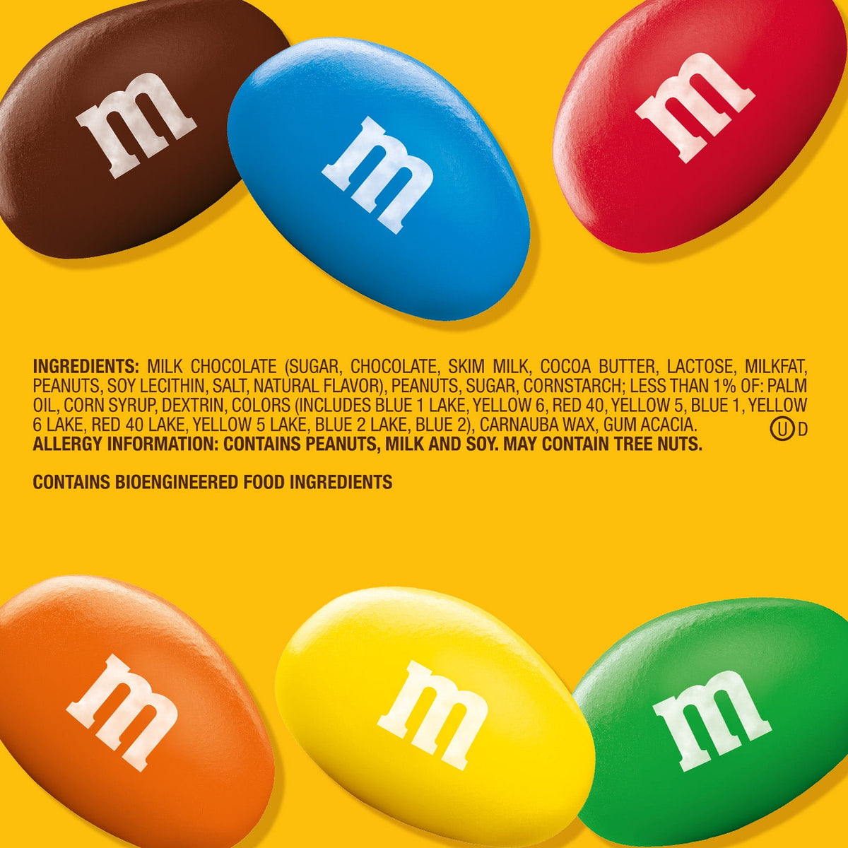 Regalo M&M'S Chocolates Cacahuate 513g X2