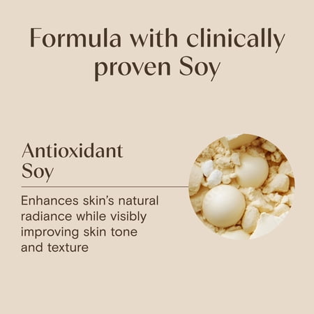Aveeno Positively Radiant limpiador facial soya 11 fl oz