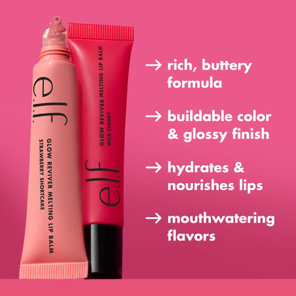 e.l.f. Glow Reviver Melting Lip Balm Candied Cranberry
