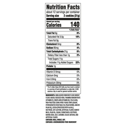 Chips Ahoy! Chewy Fudgy Galletas Suaves 369 g