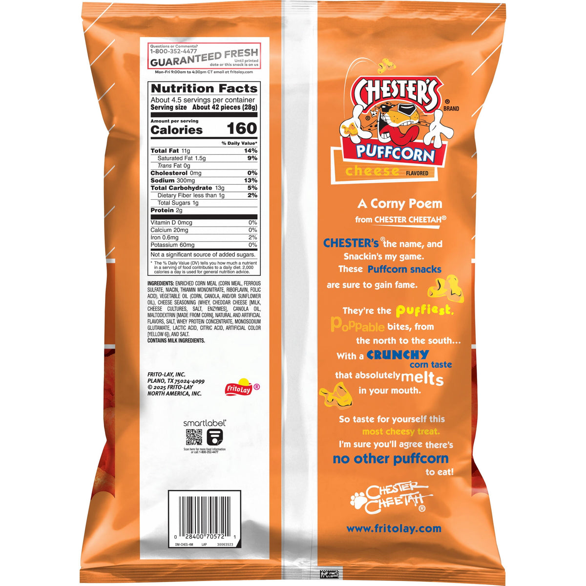 Chester's Cheese Puffcorn 120 g