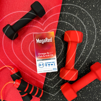 MegaRed Advanced 4 en 1 omega 3 500 mg 25 cápsulas