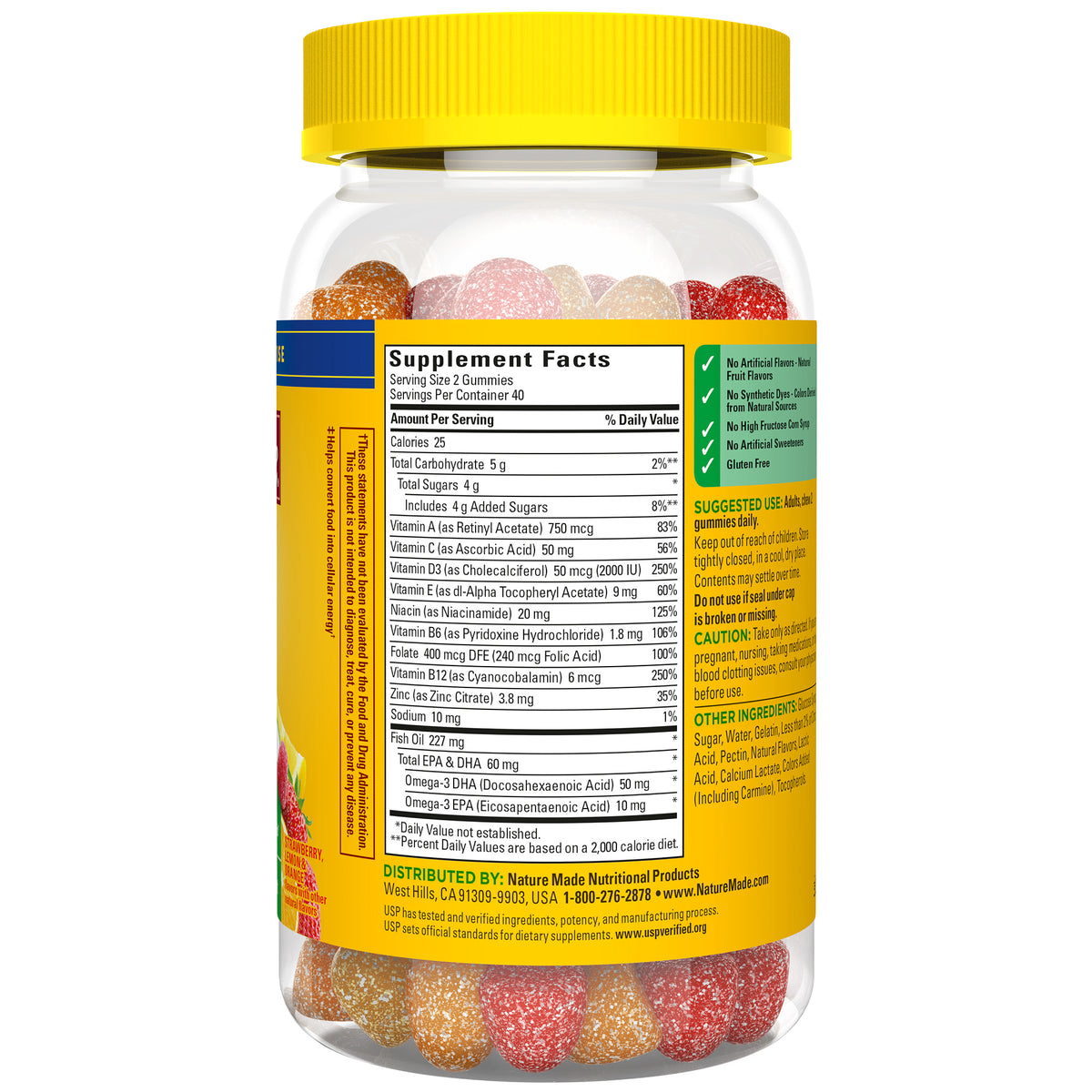 Nature Made multivitamínico omega 3 80 ct