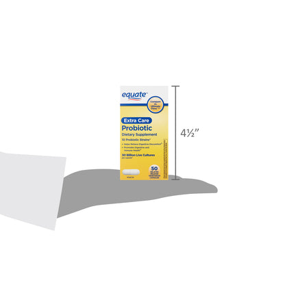 Equate Extra Care probiótico liberación retardada 50 ct