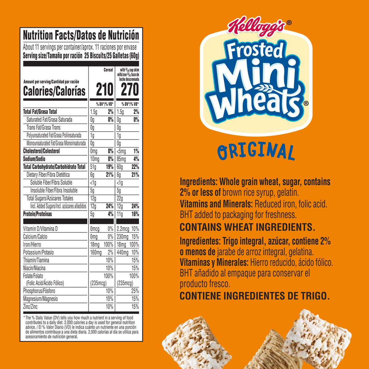 Cereal Kellogg's Frosted Mini Wheats 680g Pack 4