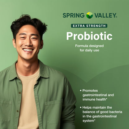 Spring Valley probiótico 10 mil millones 30 cápsulas