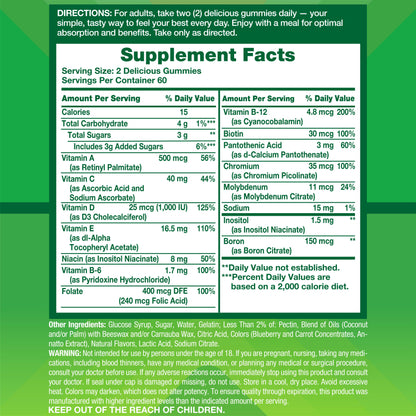 Vitafusion MultiVites multivitamínico adultos 120 ct