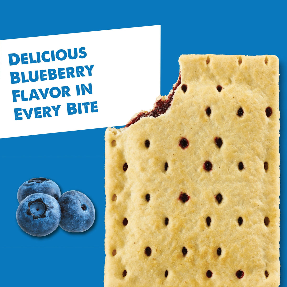 Pop-Tarts Blueberry Sin Glaseado 16 Piezas Paquete De 3