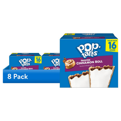 Pop-Tarts Cinnamon Roll 8 Cajas De 16 Piezas