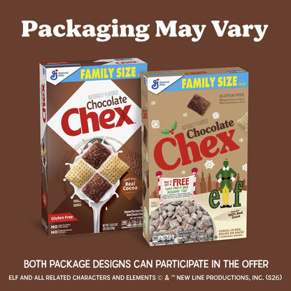 Chex Chocolate Cereal Edición Navideña 5 Cajas 575 g