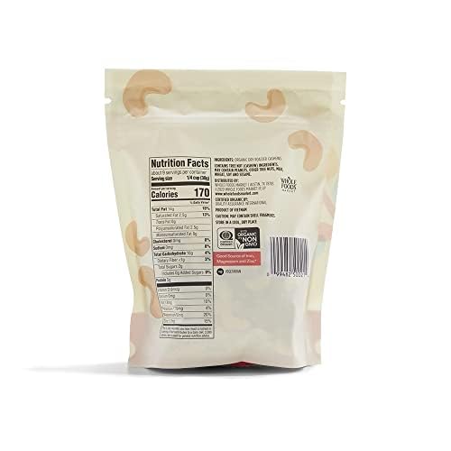 365 Nuez de La India Orgánica Tostada en Seco Sin Sal 284 g