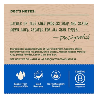 Dr. Squatch jabón en barra Fresh Falls 5 oz