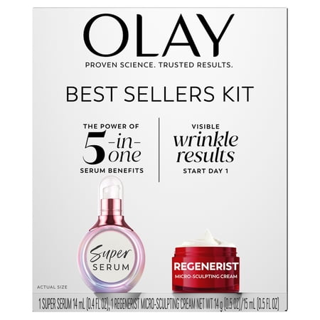 Olay dúo suero Super Serum 0.4 fl oz crema MSC 0.5 fl oz